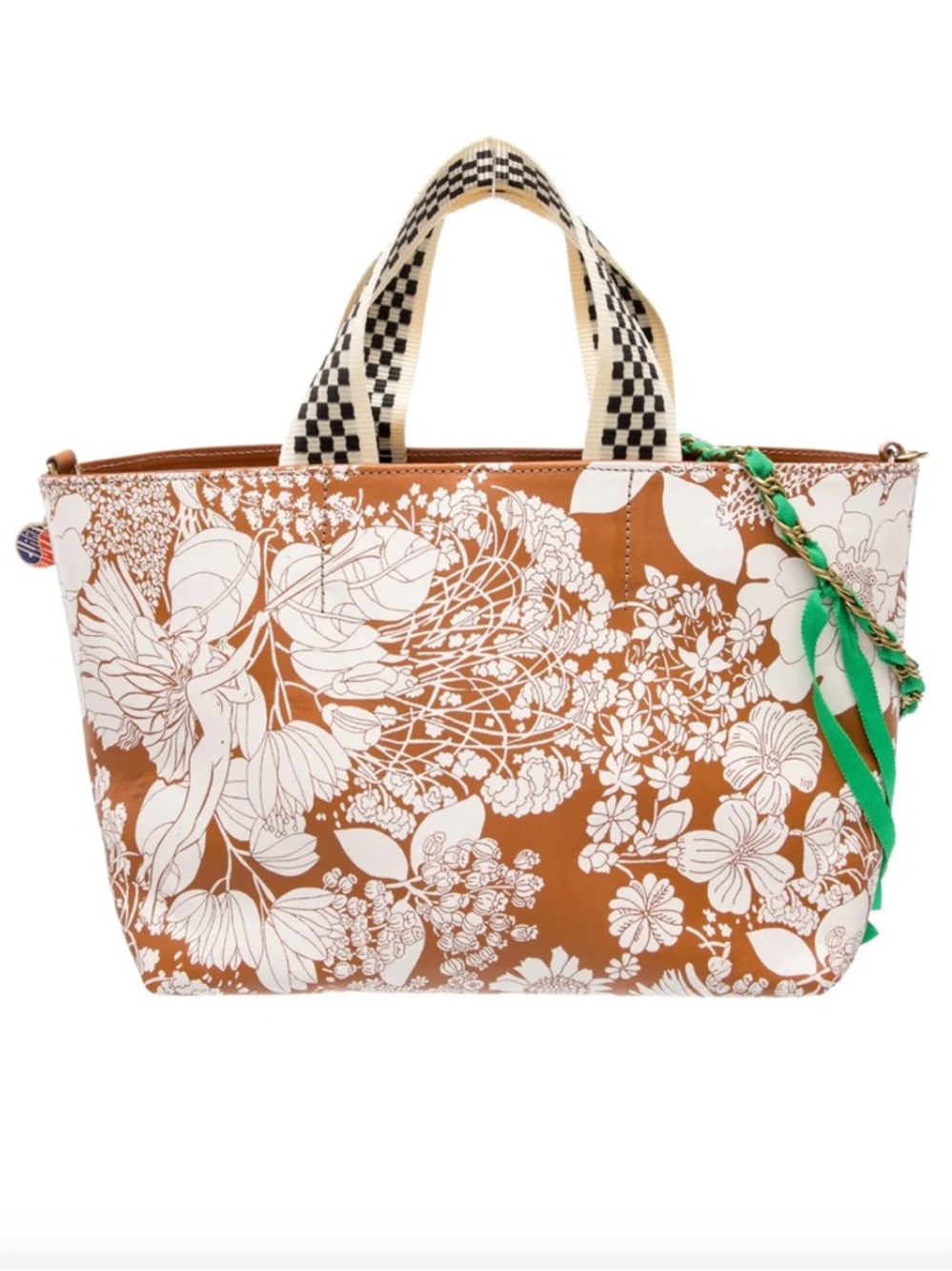Clare V. x MOTHER Leather Top Handle Bag